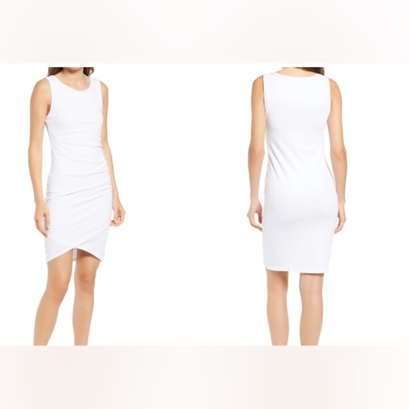 Treasure & Bond Dresses & Skirts - Treasure & Bond Ruched Side Sleeveless Dress